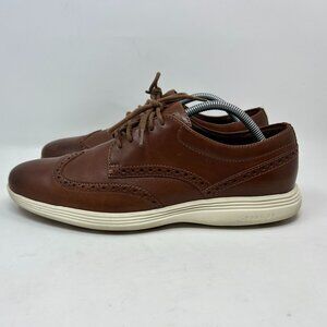 Cole Haan Mens Brown Wingtip Oxford Mens Size 10M Leather Casual Shoes